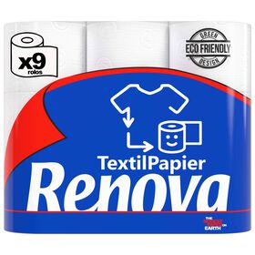 Papel Higiénico 3 Folhas Textil Papier Renova 9 Rolos