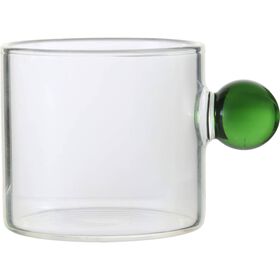 Copo Café 90 ml Com Asa Bola Verde Kasa