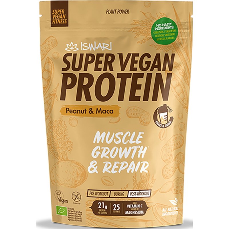 Proteina Vegan De Amendoim E Maçã Bio 400 g