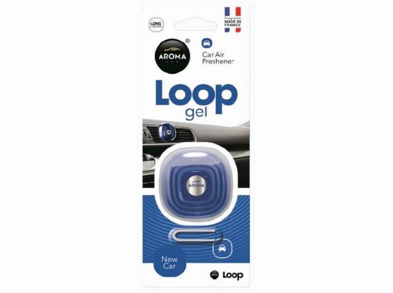 Ambientador Automóvel Loop Aroma Car Gel New Car
