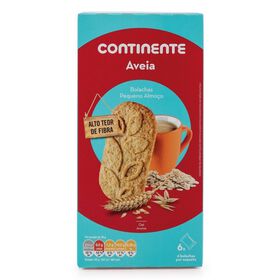 Bolachas Pequeno Almoço Aveia Continente 300 gr (6 Un)