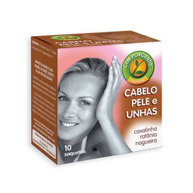 Infusão Cabelo, Pele E Unhas Saquetas Cem Porcento 10 Un