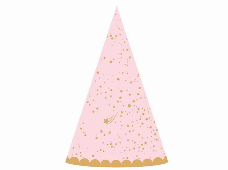 Chapéu Cartão Actuel Little Star Rosa 6Un