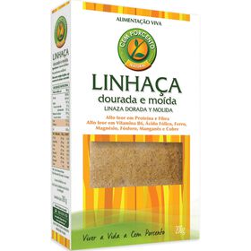 Linhaça Dourada Moída Cem Porcento 200 gr