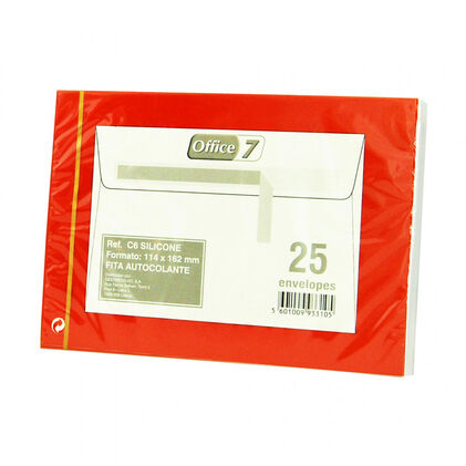 Envelopes C6 Silicone Office 7 25Un