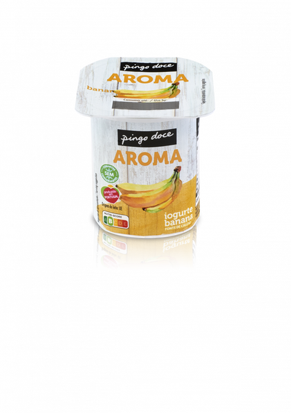 Iogurte Aroma Banana Pingo Doce 0.125Kg