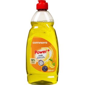 Detergente Manual Loiça Concentrado Power+ Limão Continente 500 ml