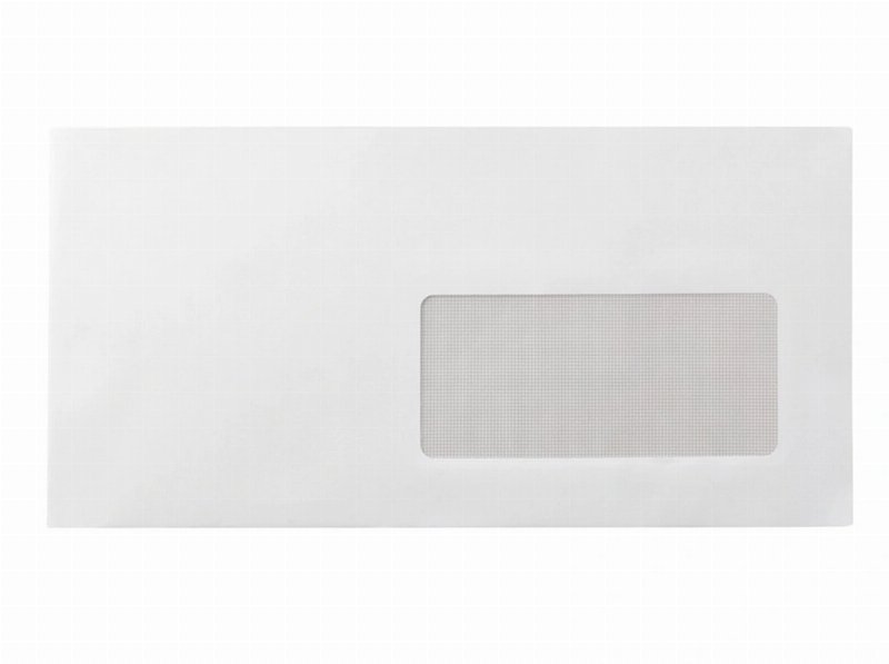 Envelopes Liderpapel Branco 11X22Cm Janela Direita 25 Unidades