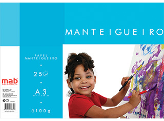 Bloco Papel Manteigueiro A3 Mab 100 g 25 Folhas