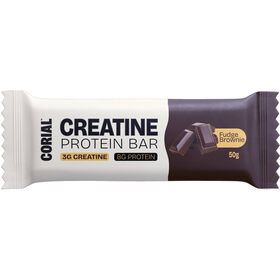 Barra Proteína E Creatina Fudge Brownie Corial 50 gr