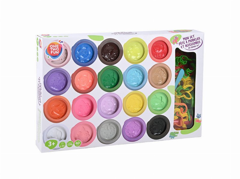 Pasta Moldar One Two Fun 20 Potes