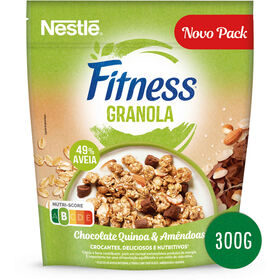 Granola Quinoa, Amêndoas E Chocolate Fitness 300 gr