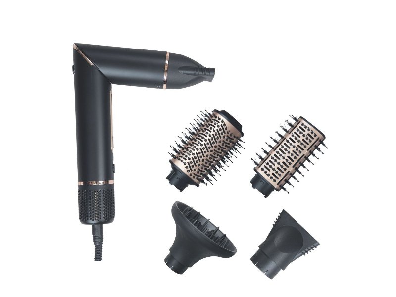 Modelador De Cabelo Multi-Styler 4 Em 1 Qilive Q.7901 1400 W Com Visor Led