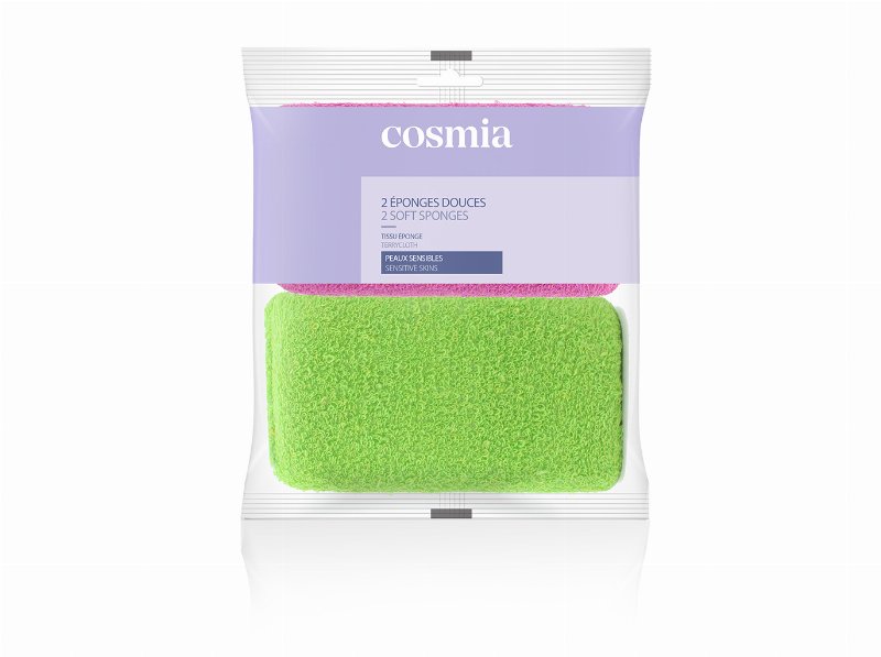 Esponja Banho Cosmia Suave 2Un