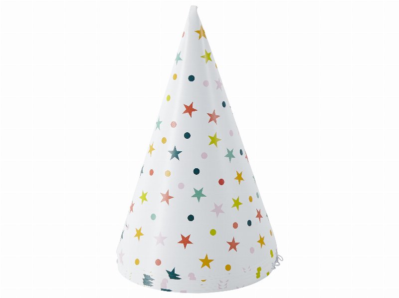 Chapéu Cartão Actuel Estrelas Multicor