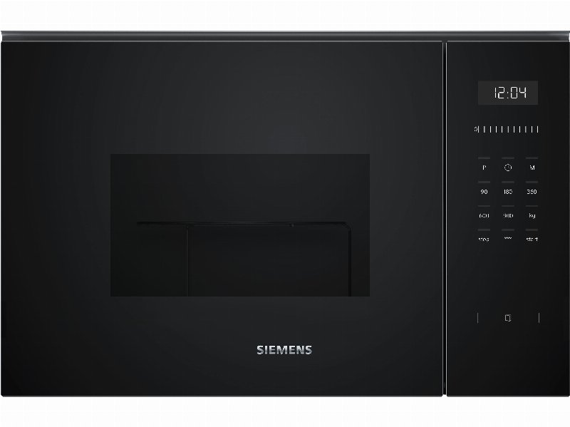 Micro Ondas De Encastre Siemens Be555Lmb1 Iq500 Preto 25Lt
