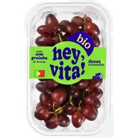 Uva Rosada Ou Preta Sem Grainha Biológica Hey Vita 400 g