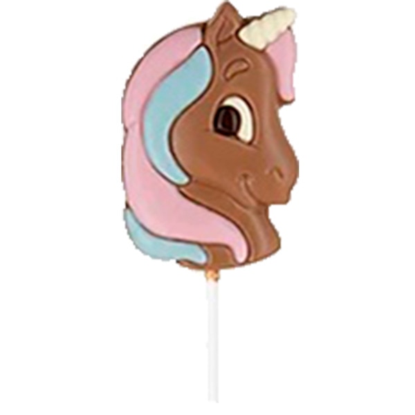 Chupa De Chocolate Unicórnio Sortido 1 Unidade 25 g