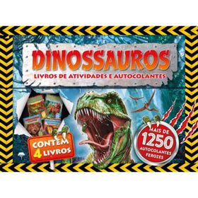Dinossauros - Livros De Atividades E Autocolantes