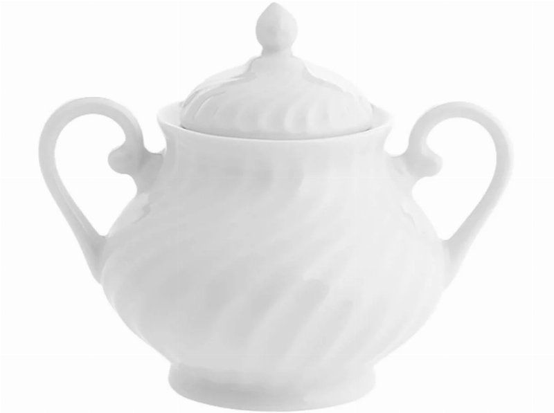 Açucareiro Sagres Vista Alegre Branco Porcelana Ø14.5Cm