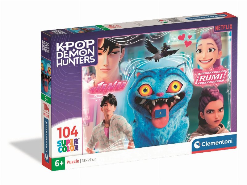 Puzzle Demon Hunters Clementoni K-Pop 104 Peças