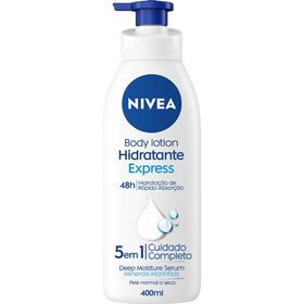 Creme Corpo Body Milk Hidratante Nutritivo Nivea 400 ml