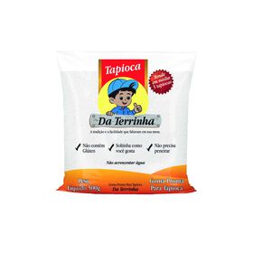 Tapioca Hidratada Sem Glúten Da Terrinha 500 gr