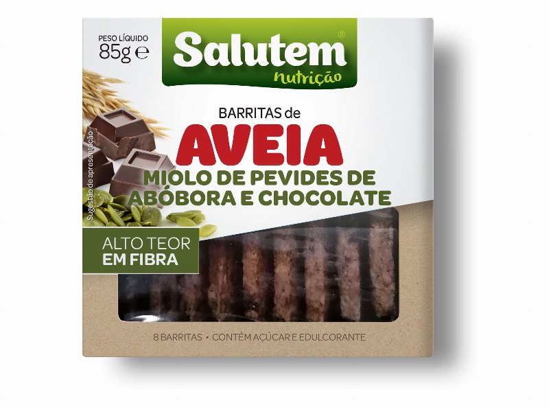 Barritas De Aveia Salutem Pevides E Chocolate 85 g