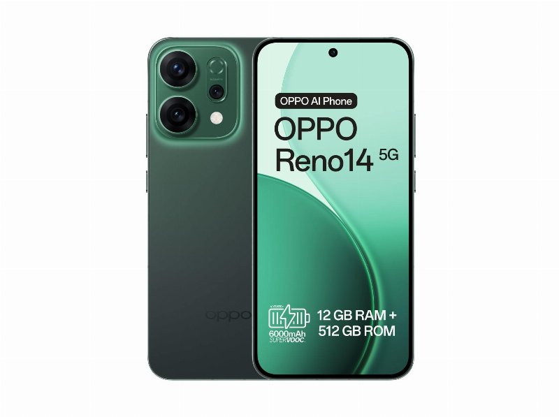 Smartphone Oppo Reno14 5 g 12/512Gb Verde