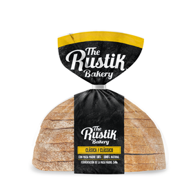 Pão Rústico Massa Mãe Fatiado The Rustik Bakery 400 gr