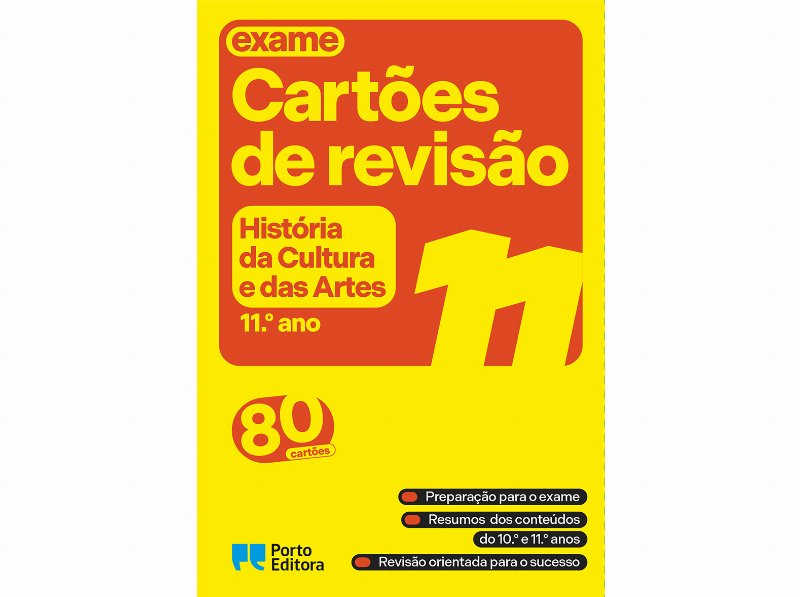 Livro Cartões De Revisão - História Da Cultura 11.º Ano