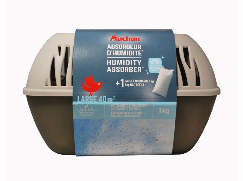 Desumidificador Auchan Neutro + Recarga 1 kg