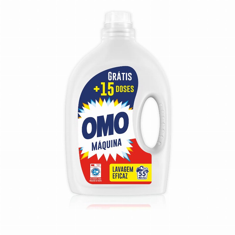 Omo Detergente Máquina Roupa Líquido 40+15 Doses 2.75 l