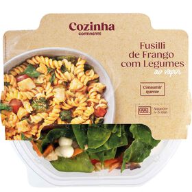 Fusilli De Frango Com Legumes Ao Vapor Cozinha Continente 320 gr