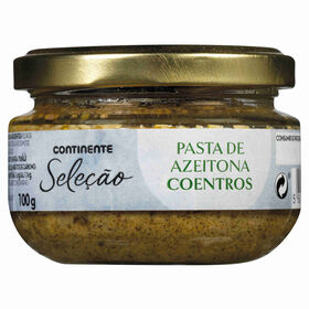 Pasta De Azeitona Verde Com Coentros Continente Seleção 100 gr