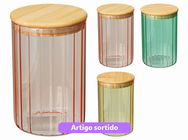 Frasco Vidro 1 l Cores Sortidas