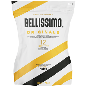 Café Moído Torrado Aroma Originale Int 12 Bellissimo 200 gr