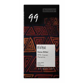 Tablete De Chocolate Escuro 99% Cacau Vivani 80 gr