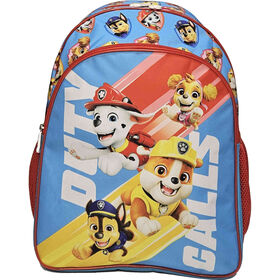 Mochila Azul E Vermelha Duty Calls Patrulha Pata