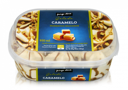 Gelado Seleção Caramelo Pingo Doce 0.95L