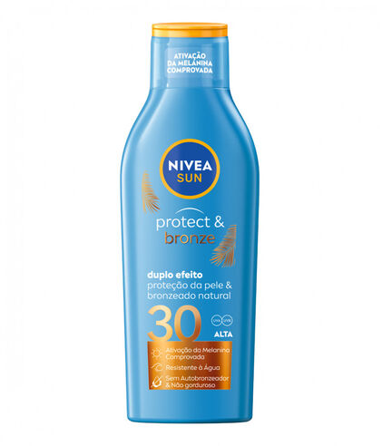 Protetor Solar Loção Sun Protect & Bronze Fps 30 Nivea 1Un
