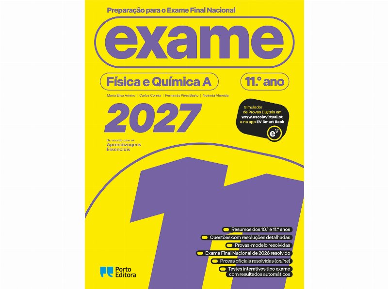 Livro Preparação Para O Exame Física E Química A - 11º Ano