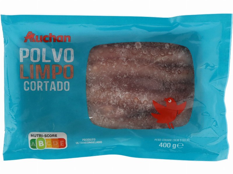 Polvo Auchan Limpo Cortado 400 g