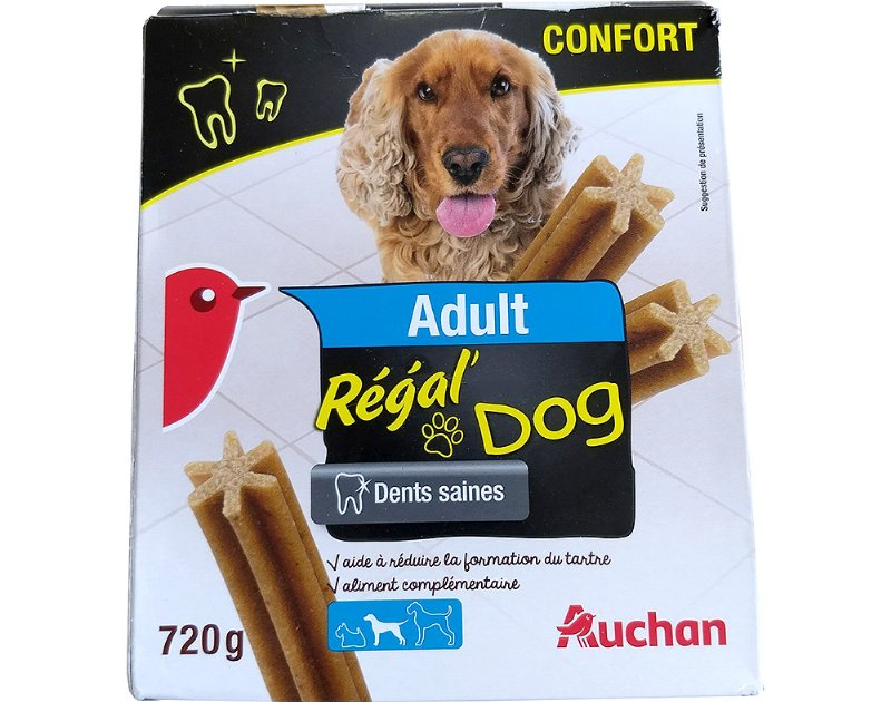 Snacks Para Cão Auchan Porte Médio Adulto Régal' Dog Dental 720 g