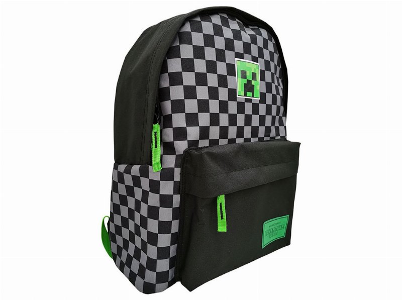 Mochila Minecraft 1 Compartimento 43X31X13.5Cm