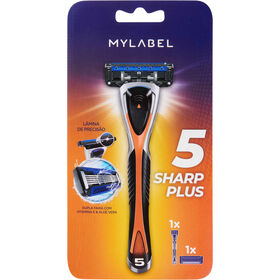 Máquina De Barbear 5 Sharp Plus Mylabel 1 Un