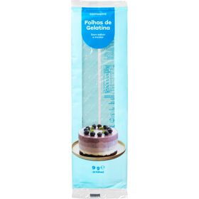 Gelatina 5 Folhas Continente 9 gr