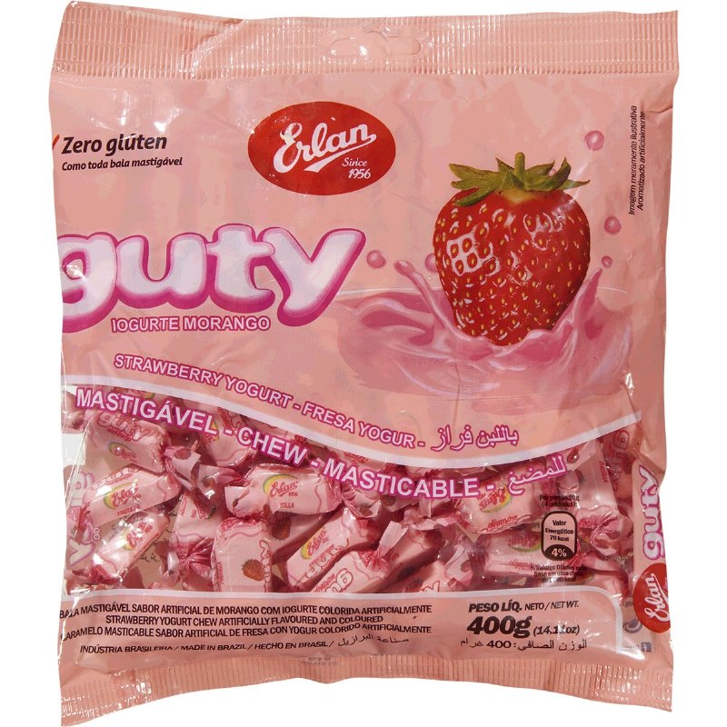 Rebuçados De Morango Com Iogurte 400 g