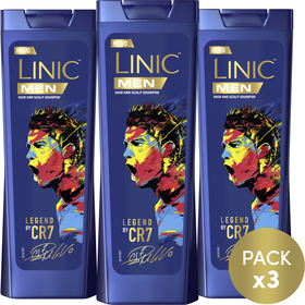 Champô Anticaspa Legend Cr7 Linic 3 X 360 ml