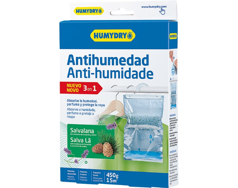 Cabide Anti Humidade Humydry Salva Lã 450 g